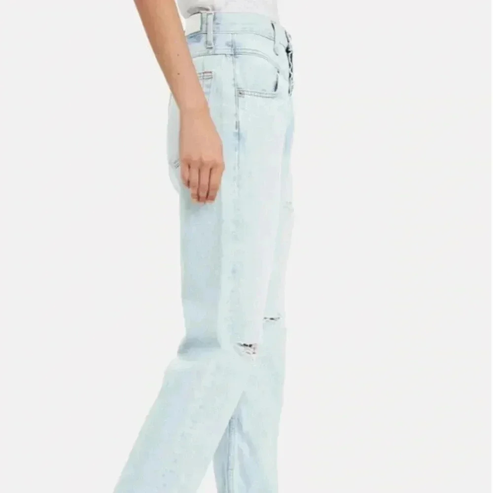 NWT RE/DONE REDONE ORIGINALS 90s Double Yoke Jean Light Breakdown Blue 28 - Picture 2 of 11